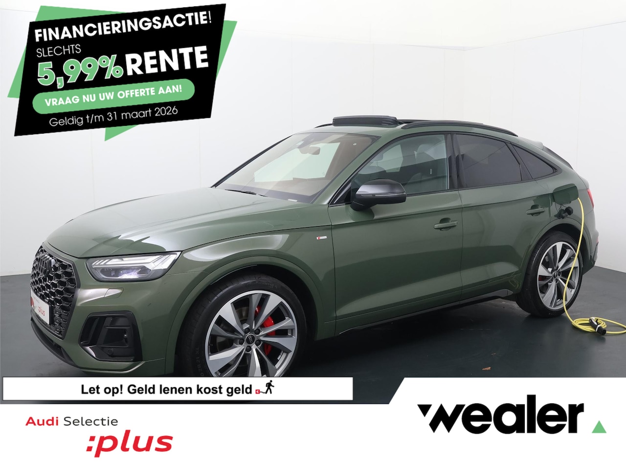 Audi Q5 Sportback - 55 TFSI e S edition Competition | 367 PK | Trekhaak | Panoramadak | Luchtvering | Head-up - AutoWereld.nl