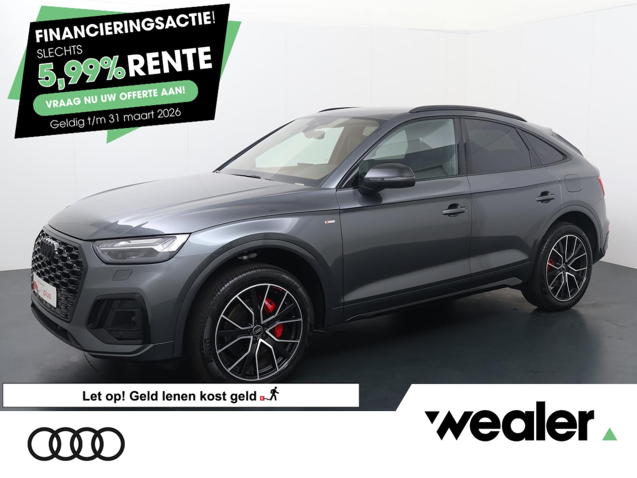Audi Q5 Sportback - 55 TFSI e S edition Competition | 367 PK | SoH 97% | Trekhaak | Head-up display | Matrix L - AutoWereld.nl