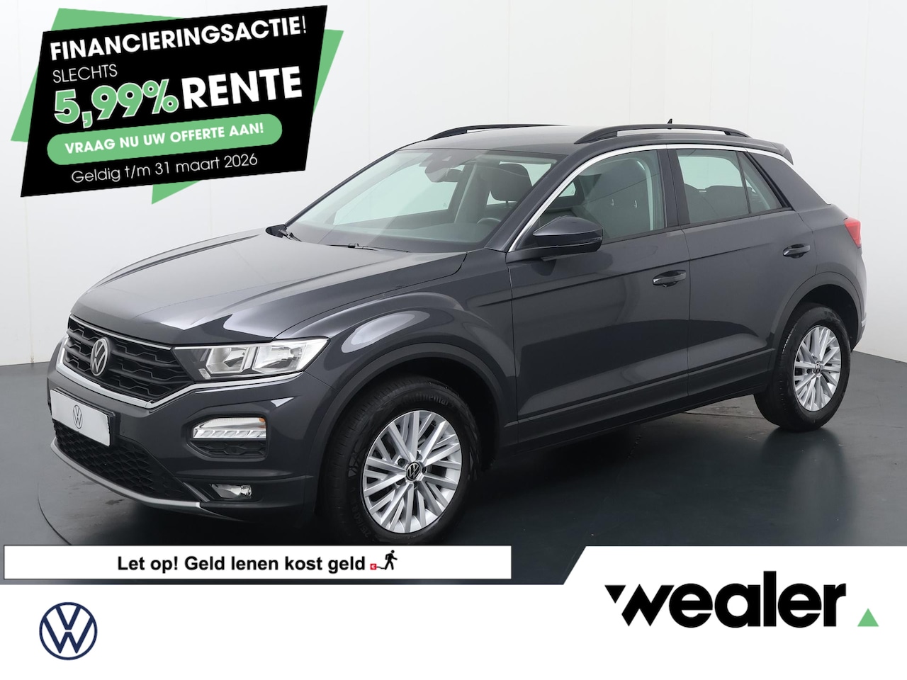 Volkswagen T-Roc - 1.0 TSI Style | 110 PK | Adaptive cruise control | Climate control | Navigatiesysteem | Ap - AutoWereld.nl