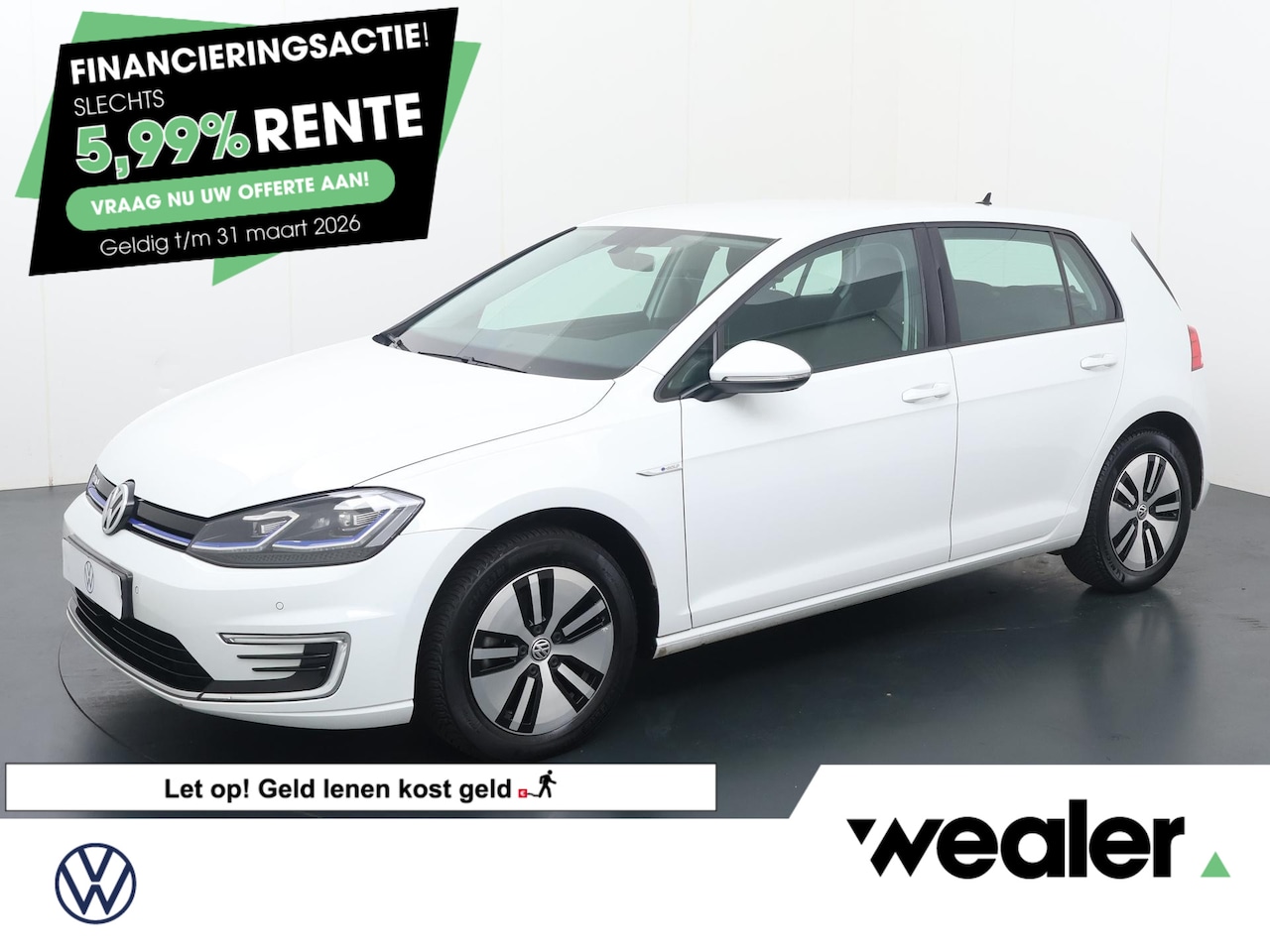 Volkswagen e-Golf - E-DITION | 136 PK | SoH 89% |  Adaptive cruise control | Climate control | Apple Carplay/A - AutoWereld.nl