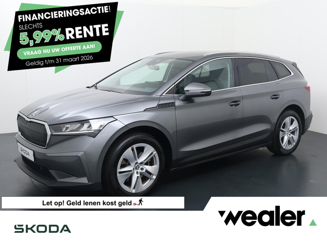 Skoda Enyaq iV - 80 | 204 PK | SoH 94% | Navigatiesysteem | Achteruitrijcamera | Climate control | Led verl - AutoWereld.nl