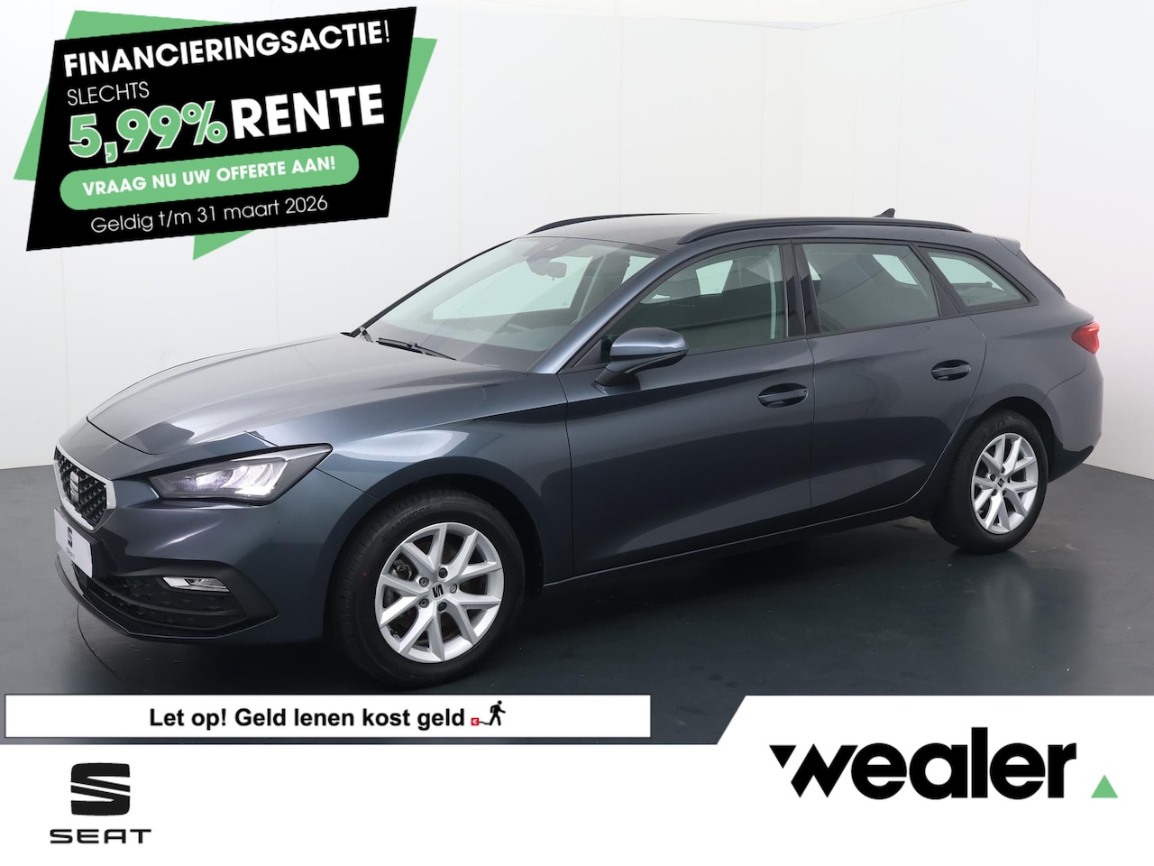 SEAT Leon Sportstourer - 1.0 TSI Reference | 90 PK | Cruise control | Led verlichting | Climate control | Apple Car - AutoWereld.nl