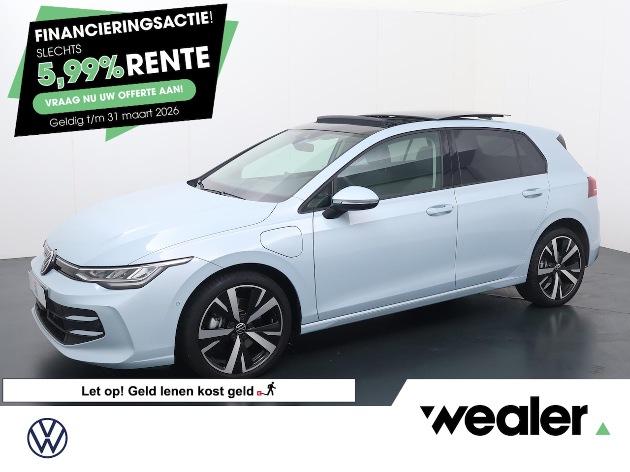 Volkswagen Golf - 1.5 eHybrid Life Edition | 204 PK | SoH100% |  Automaat | Panoramadak | Adaptive cruise co - AutoWereld.nl
