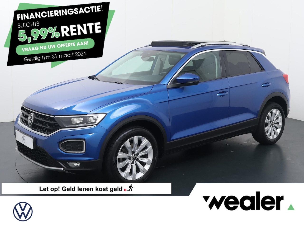 Volkswagen T-Roc - 1.0 TSI Style | 110 PK | Panoramadak | Climate control | Achteruitrijcamera | - AutoWereld.nl