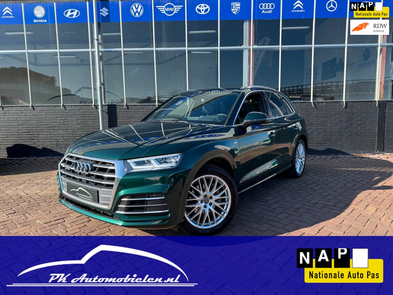 Audi Q5 - 2.0 TFSI Quattro S-Line **NAPPA LEDER + PANODAK + B&O SOUND** - AutoWereld.nl