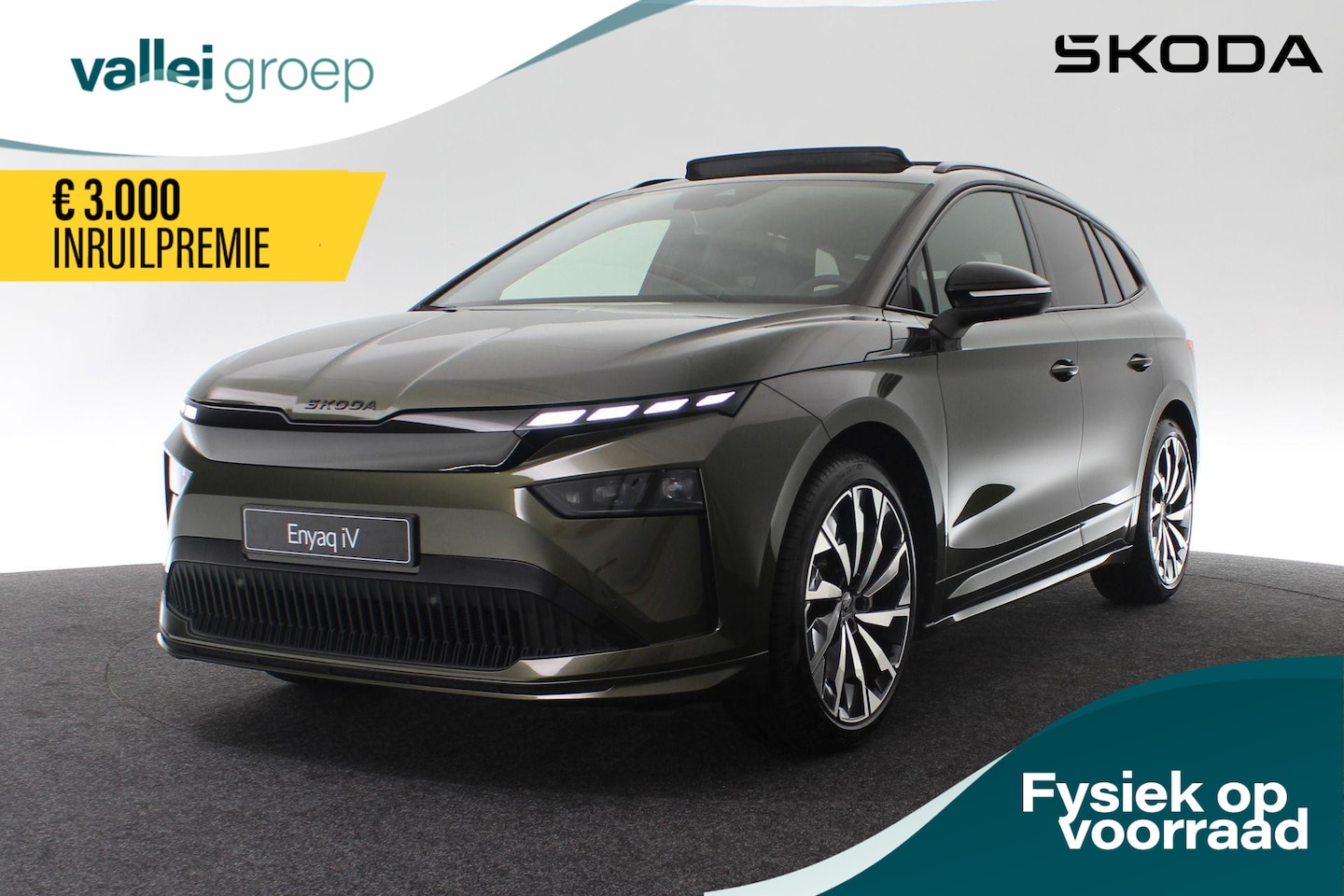 Skoda Enyaq iV - 85 Sportline | €3.000,- inruilpremie! | Panorama-Schuifdak | Camera | Trekhaak | Elektrisc - AutoWereld.nl