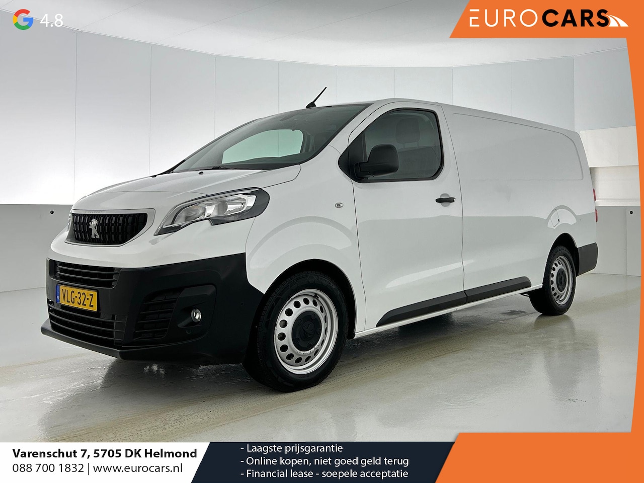 Peugeot Expert - 2.0 BlueHDI 180pk Aut. Long Premium Airco Navi Carplay Cruise Control PDC + Camera achter - AutoWereld.nl