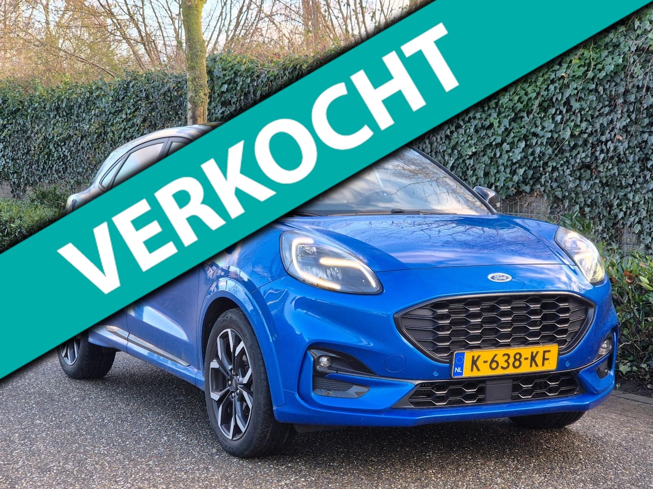 Ford Puma - 1.0 EcoBoost Hybrid ST-Line X Android Adaptive Cruise Line Assist Dode hoek Full optie zwa - AutoWereld.nl