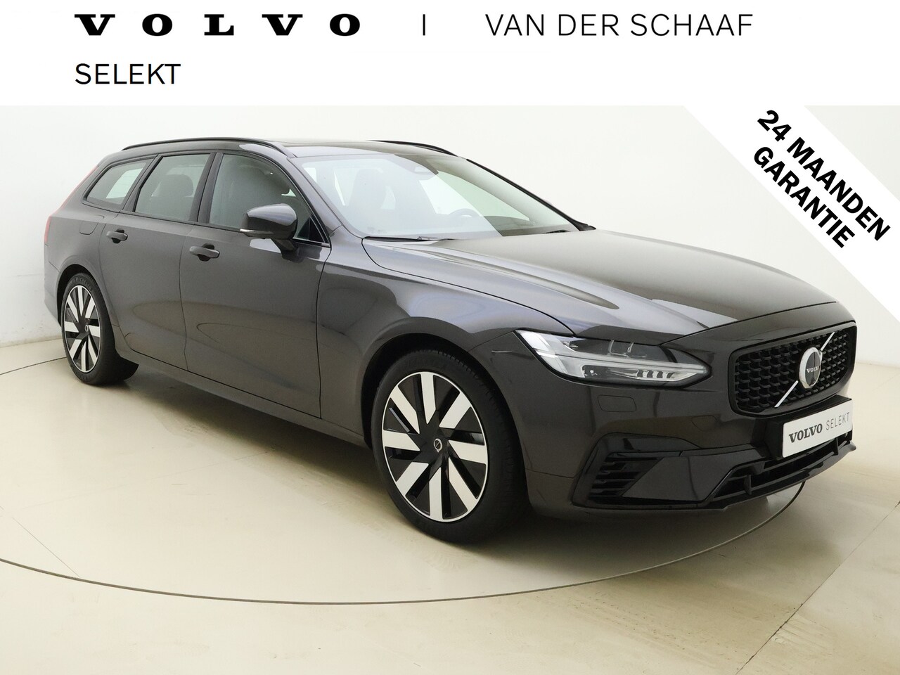 Volvo V90 - T8 AWD 455pk Ultra Dark Panorama dak / HUD / 360 camera / Stoel/- stuurverwarming / - AutoWereld.nl