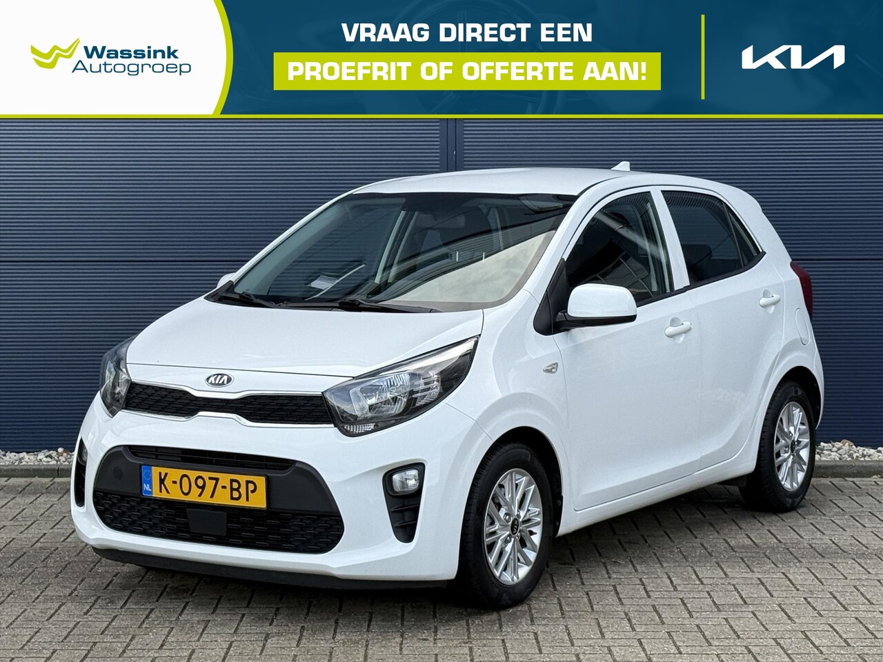 Kia Picanto - 1.0 DPi AMT 67pk 4-zits DynamicLine | Airco | Camera | DAB | Carplay | Cruise control - AutoWereld.nl
