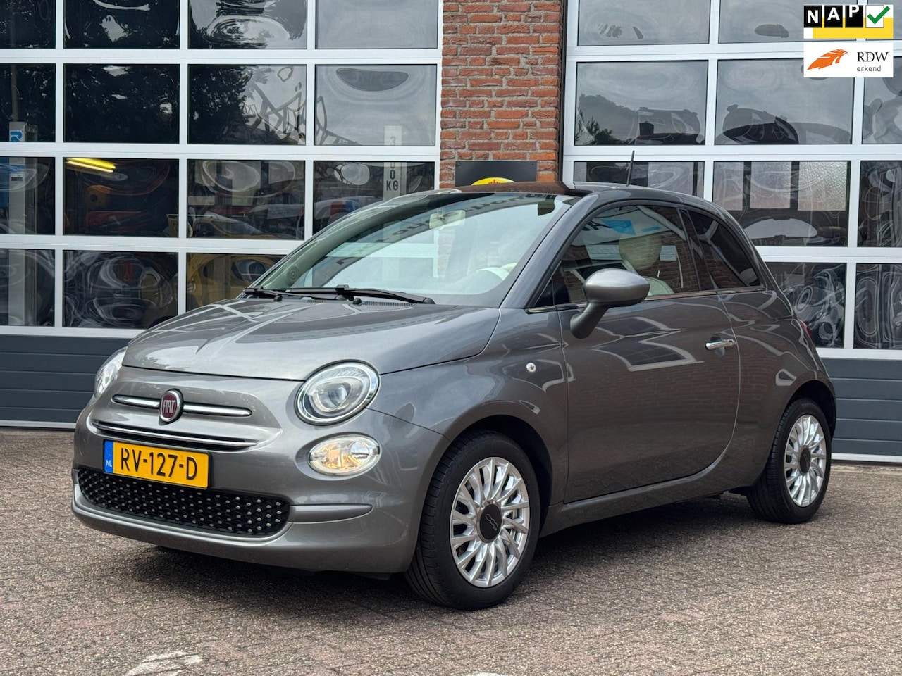 Fiat 500 - 0.9 TwinAir Turbo Lounge 0.9 TwinAir Turbo Lounge, airco, cruise, pano dak, 15 inch LM, NL auto - AutoWereld.nl