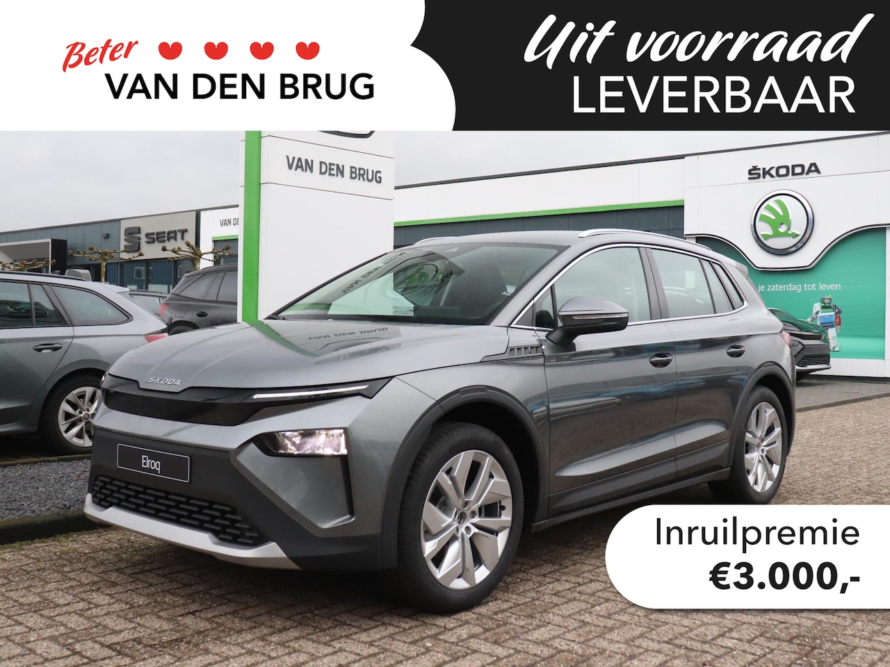 Skoda Elroq - 60 Business Edition Trekhaak | 20inch Vega | Camera | Stoelverwarming | Adaptieve cruise c - AutoWereld.nl