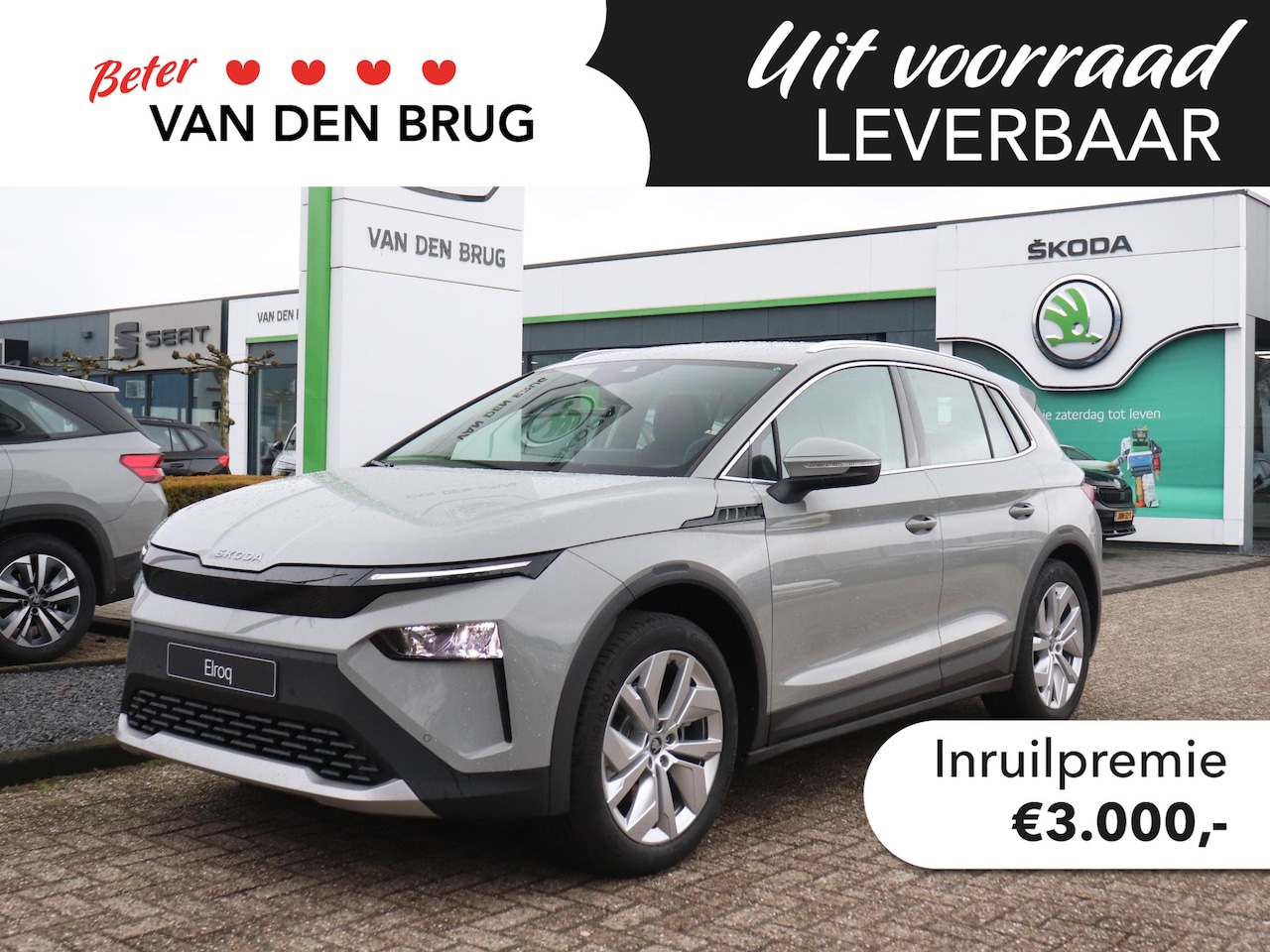 Skoda Elroq - 60 Business Edition Trekhaak | 20inch Vega | Camera | Stoelverwarming | Adaptieve cruise c - AutoWereld.nl