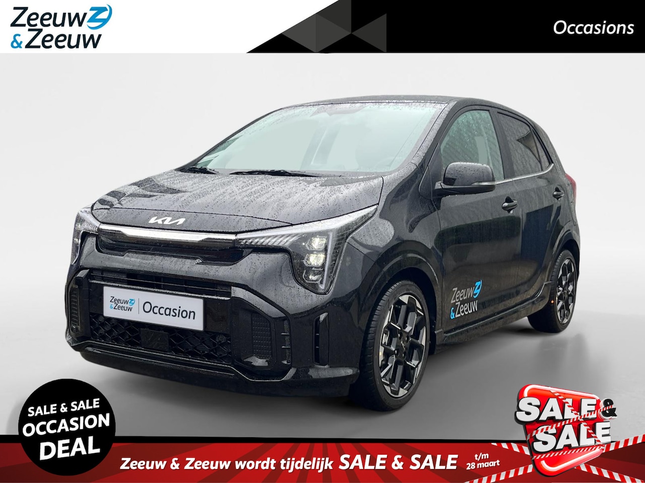 Kia Picanto - 1.0 DPI GT-Line Nieuw model | Meest luxe uitvoering | Fabrieksgarantie t/m 11-04-2032 + 3x - AutoWereld.nl