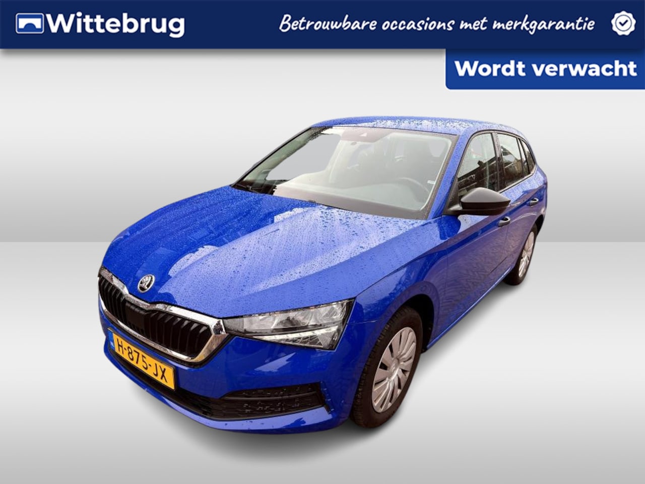 Skoda Scala - 1.0 TSI Active / CRUISE/ AIRCO/ LED/ MULTIMEDIA/ LEDER STUUR/ RUIM!/ ZUINIG! - AutoWereld.nl
