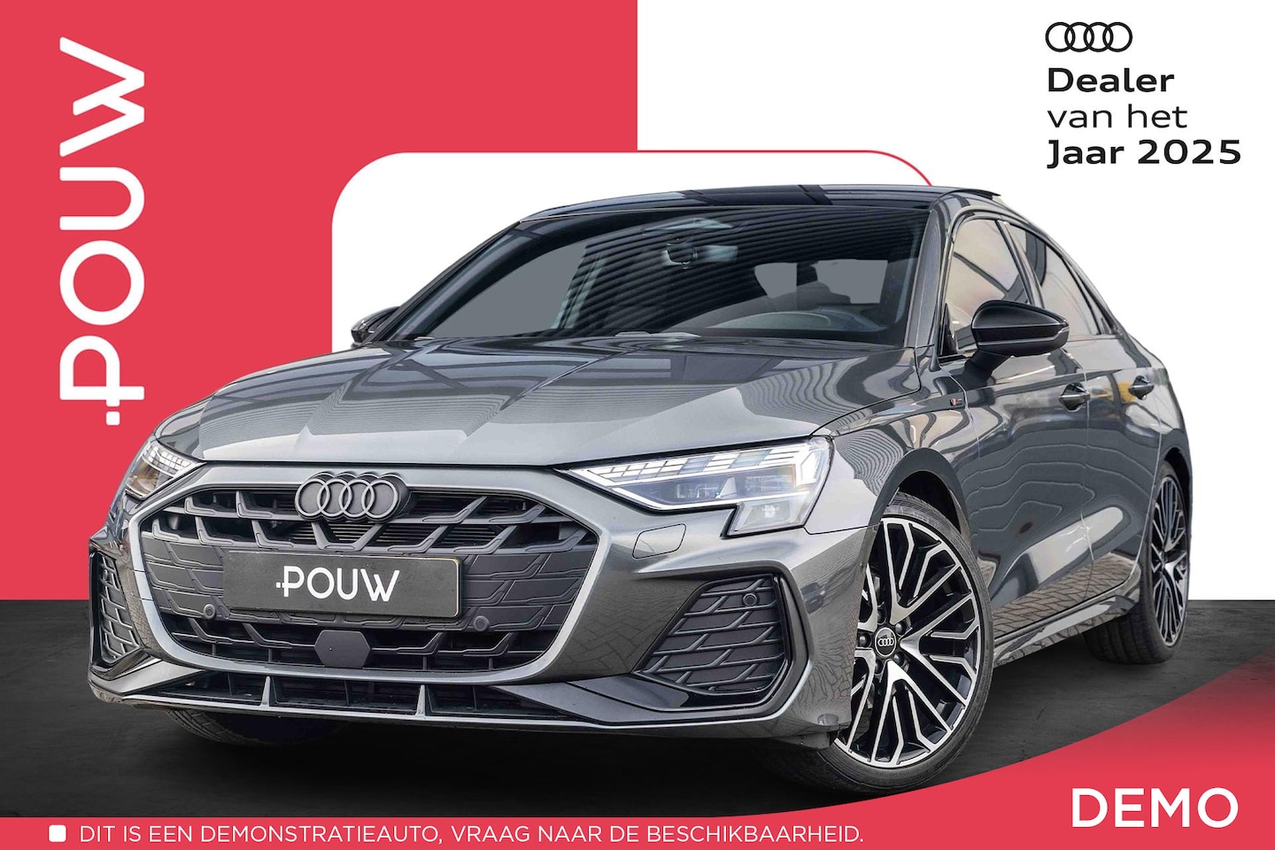 Audi A3 Limousine - 35 TFSI 150pk S-tronic S Edition | Panoramadak | 19" Velgen | SONOS - AutoWereld.nl