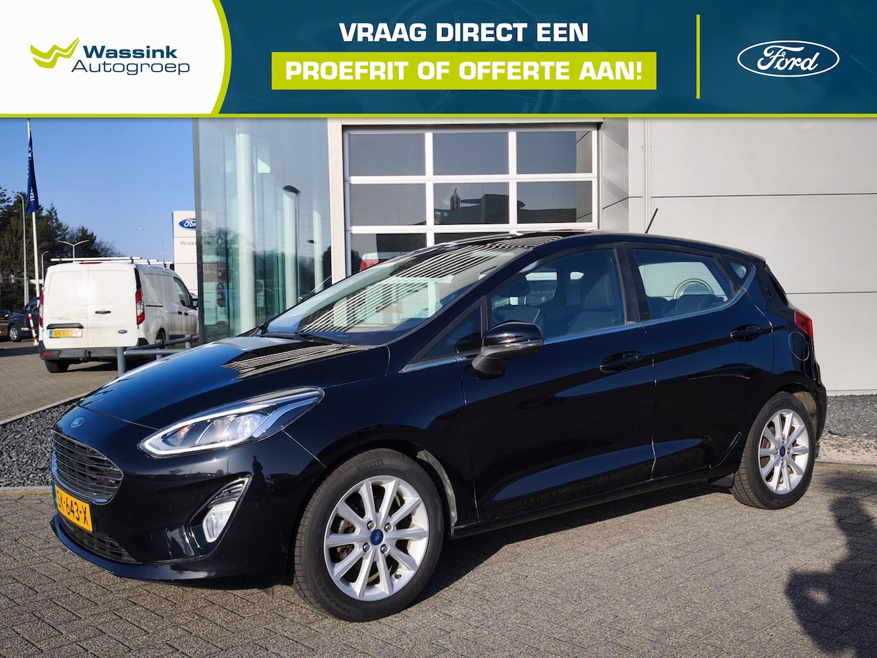 Ford Fiesta - 1.0 EcoBoost 100pk 5dr Titanium I Groot scherm I Apple Carplay / Andriod Auto - AutoWereld.nl