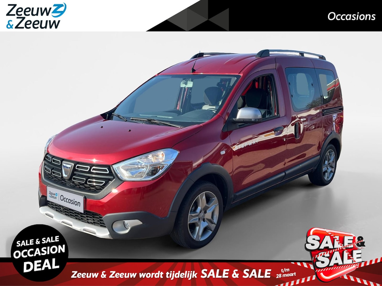 Dacia Dokker - 1.3 TCe Ambiance *Navi+Camera*Airco*Cruise Control*Tel Bluetooth*Mooie auto! - AutoWereld.nl