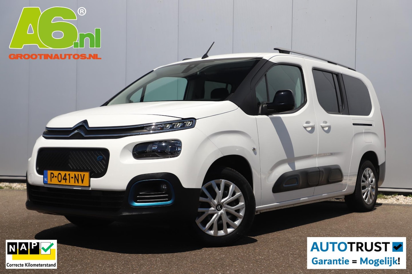 Citroën ë-Berlingo XL - Feel 50 kWh Rolstoel Auto Oprijplaten Inrichting Carplay Android Navigatie Airco Cruise Bl - AutoWereld.nl