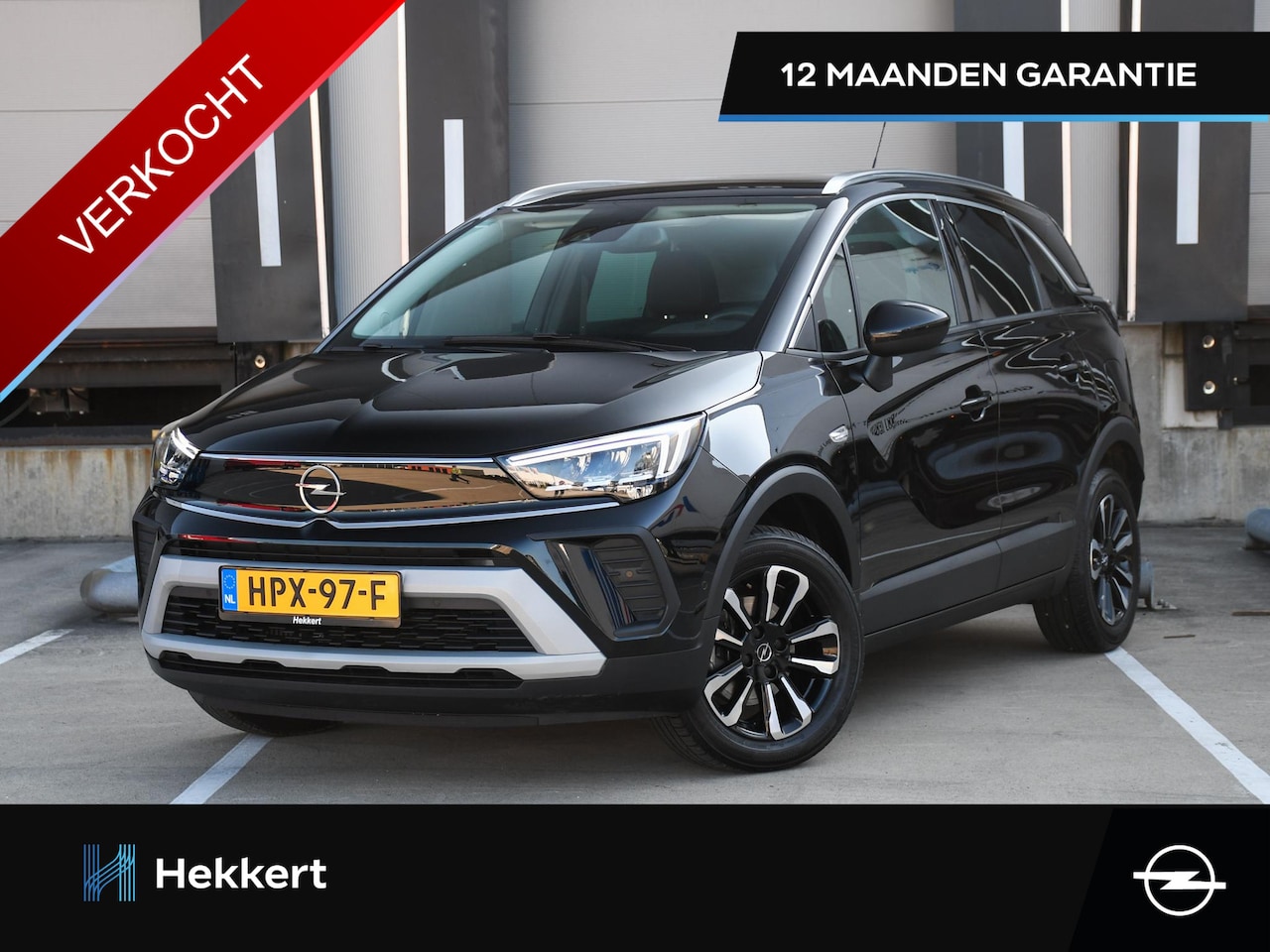 Opel Crossland - Elegance 1.2 Turbo 110pk PANO-DAK | DODE HOEK | 16''LM | PDC + CAM. | NAVI | DAB | CRUISE. - AutoWereld.nl