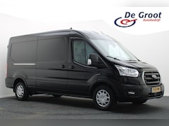 Ford Transit - 350 2.0 TDCI L3H2 3-zits, Airco, Apple Carplay, Camera, Cruise, Leder, PDC, Rijstrooksenso