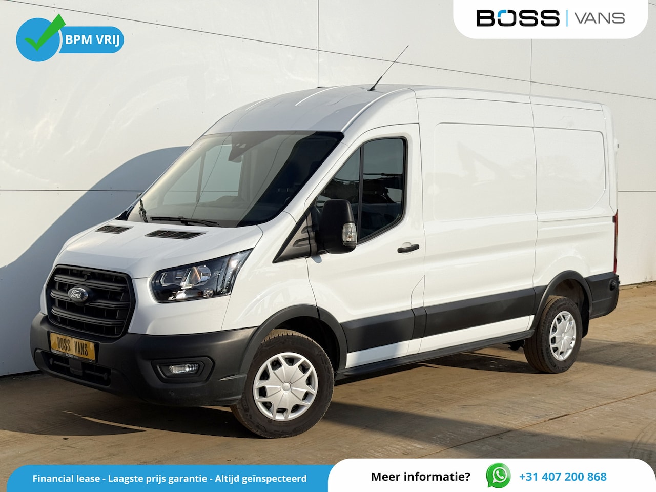 Ford Transit - 2.0 TDCI 130PK L2H2 Airco Cruise Control Lane Assist Parkeersensoren - AutoWereld.nl