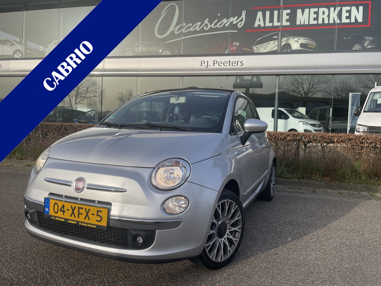 Fiat 500 C - 1.2 Lounge Airco - Bluetooth - Elektrische ramen voor - Licht metalen velgen 15 inch - Par - AutoWereld.nl