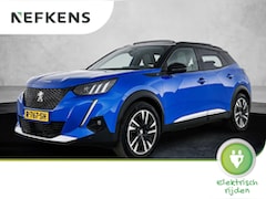 Peugeot e-2008 - SUV EV GT Pack 50 kWh 136pk | Accu SOH 91, 7% | Navigatie | Schuif-/kanteldak | Leder/Alca