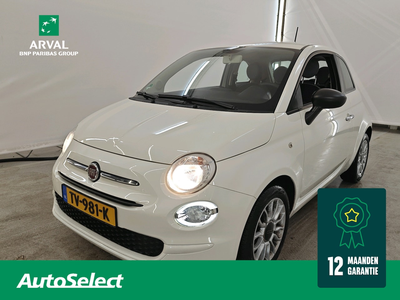 Fiat 500 - 1.0 TwinAir 60pk PopStar | Airco | 15" Lichtmetalen velgen | Bluetooth muziek streamen - AutoWereld.nl