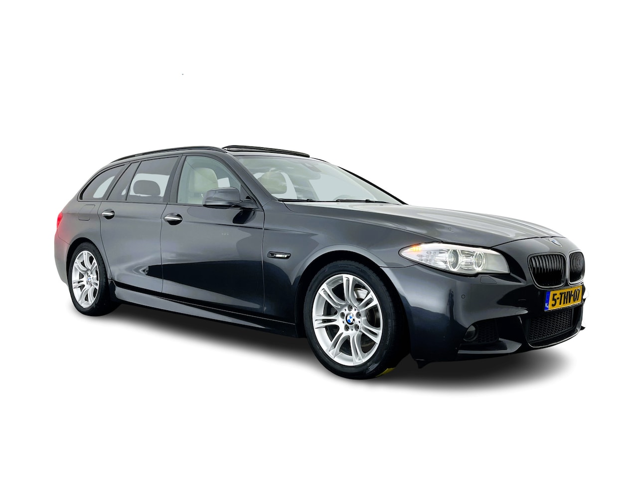 BMW 5-serie Touring - 520d High Executive M Sport Aut. *PANO | HEAD-UP | LEATHER | XENON | HEATED-SPORTSEATS | H - AutoWereld.nl