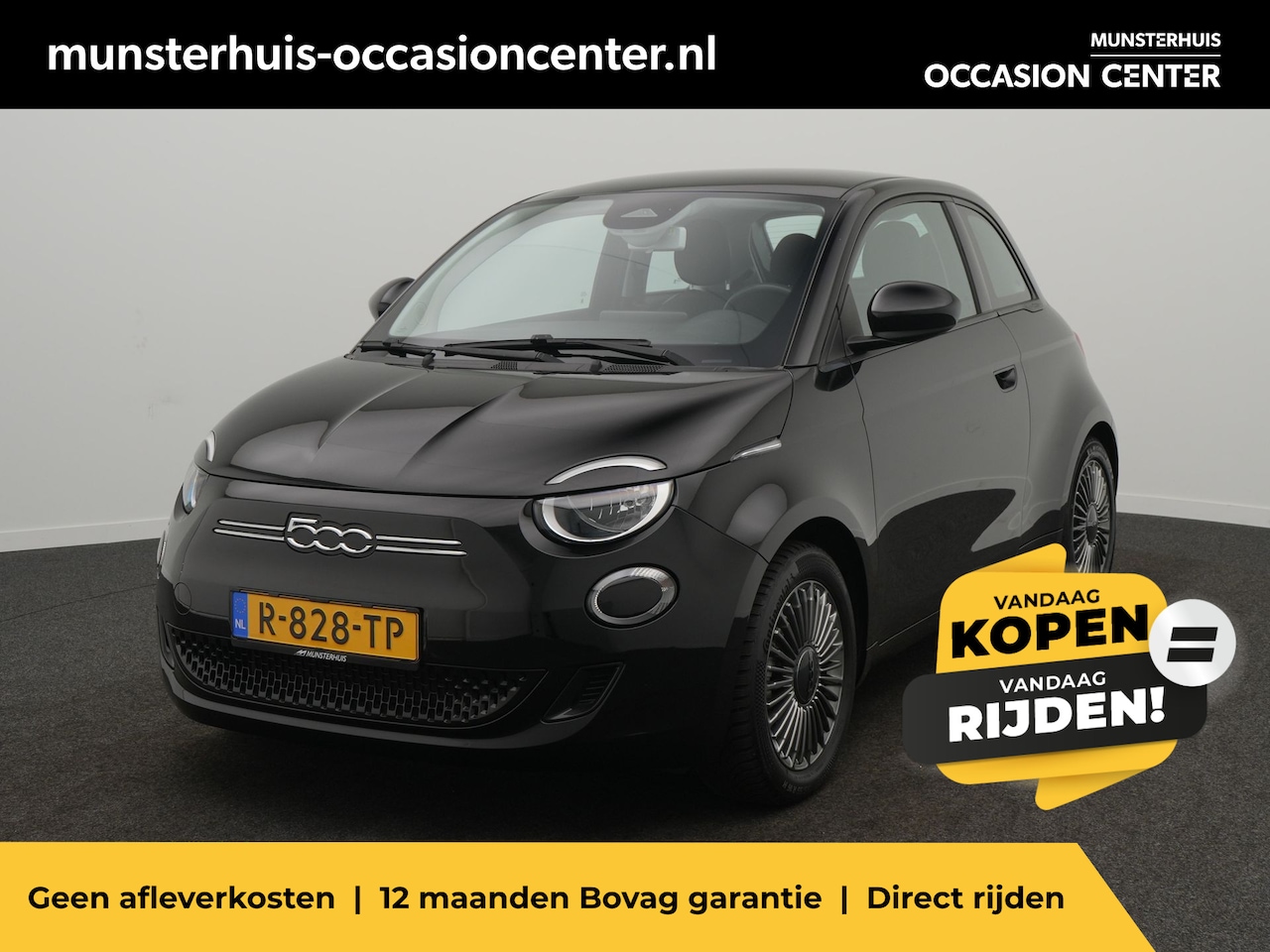 Fiat 500 - Icon 42 kWh - RIJKLAARPRIJS - Volledig Elektrisch! - Apple Carplay - Android Auto - AutoWereld.nl