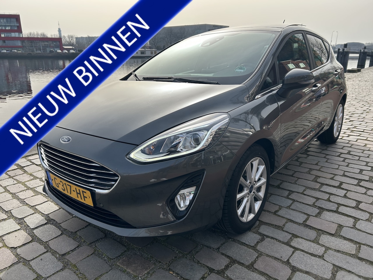 Ford Fiesta - 1.0 EcoBoost Titanium automaat panoramadak airco/ecc - AutoWereld.nl