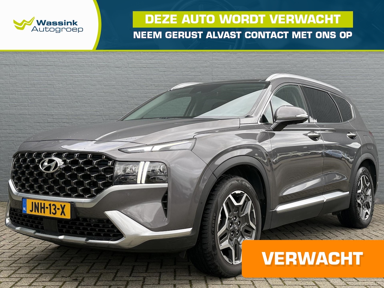 Hyundai Santa Fe - 1.6 T-GDi PHEV 265pk Aut. (7-zitter) Premium Sky | Navigatie | Stoelventilatie | Stoel & S - AutoWereld.nl