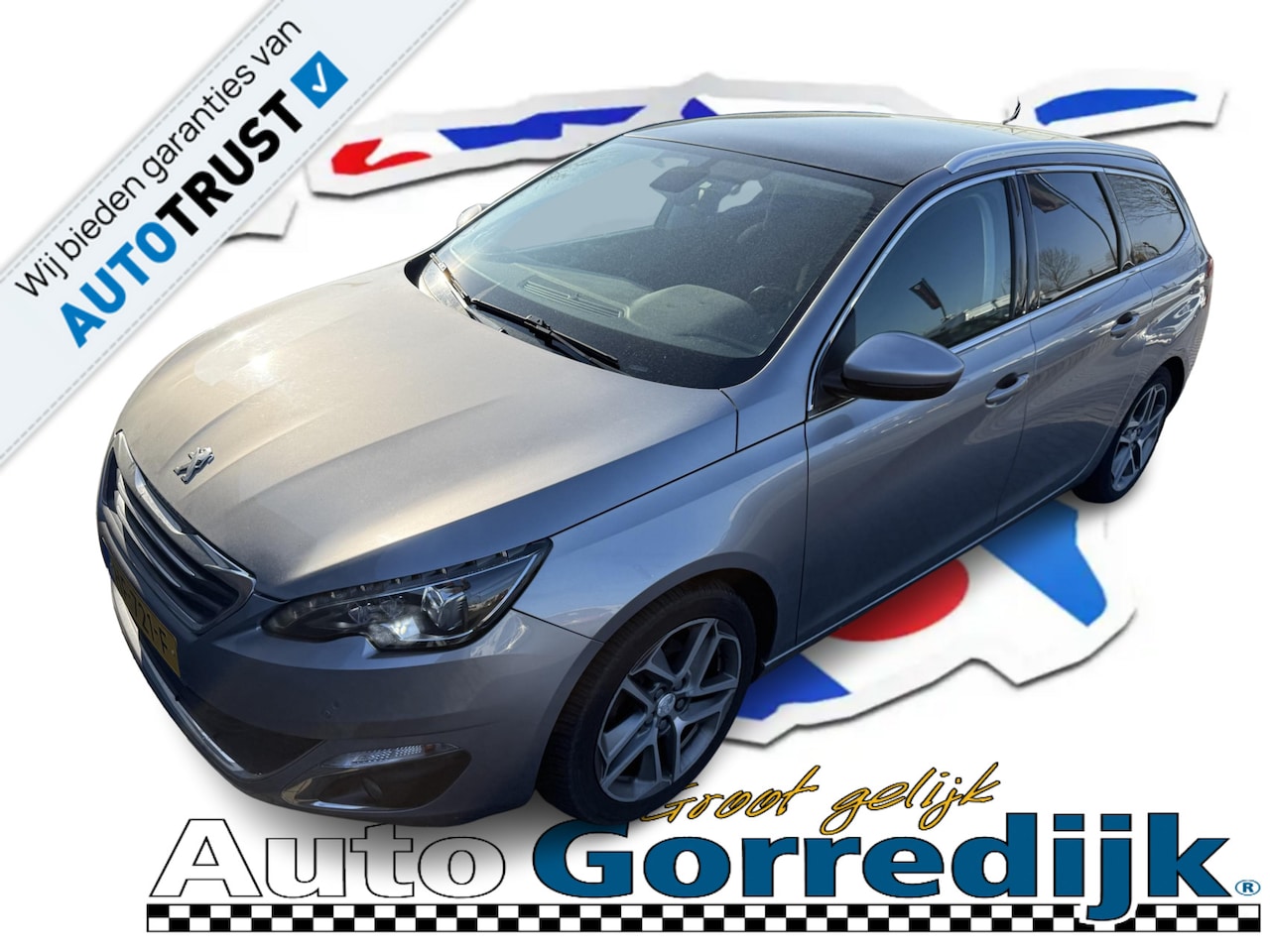 Peugeot 308 SW - 1.2 PureTech Style PANORAMADAK,TREKHAAK,NAVI,CRUISE - AutoWereld.nl