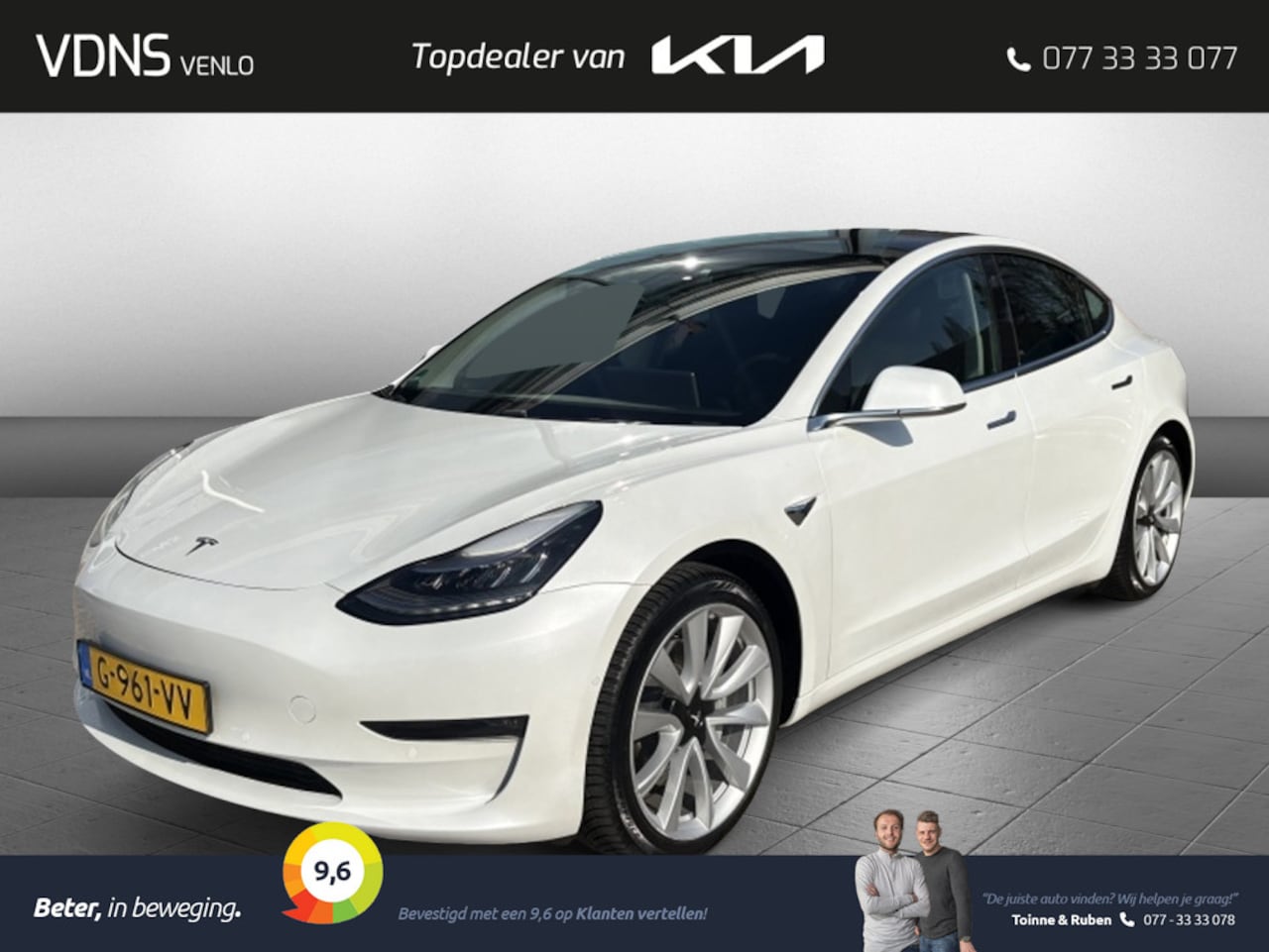 Tesla Model 3 - Long Range RWD Long Range AWD 75kWh '' 1ste eigenaar '' actie prijs - AutoWereld.nl