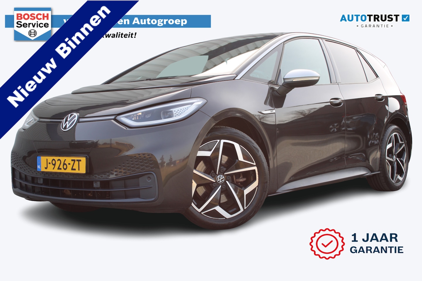 Volkswagen ID.3 - First Plus 58 kWh | Incl. 12 maanden garantie | Adaptieve cruise control | Stoel/stuurverw - AutoWereld.nl