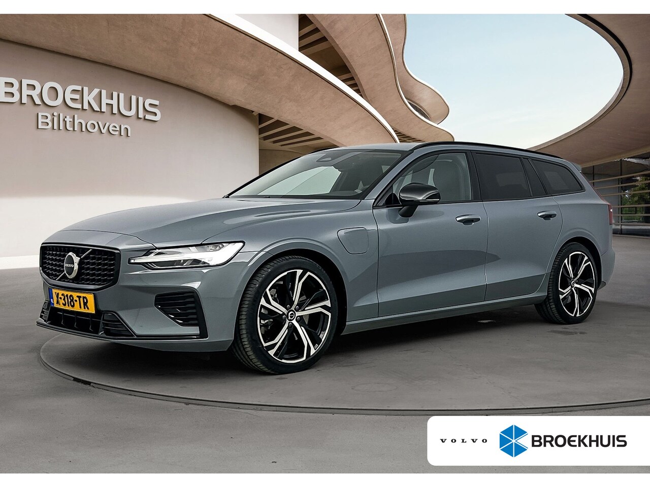 Volvo V60 - T6 Plug-in hybrid Plus Dark Long Range | Intellisafe Surround& Assist | Lederen bekleding - AutoWereld.nl