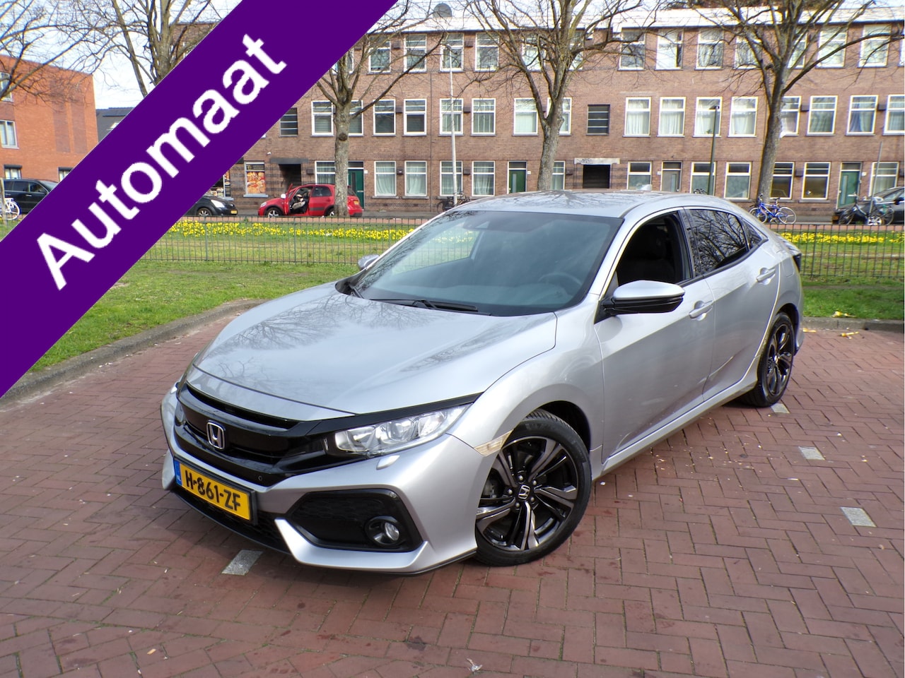 Honda Civic - 1.0 i-VTEC Elegance AUTOMAAT DEALER ONDERHOUDEN ORG KM NAP... - AutoWereld.nl