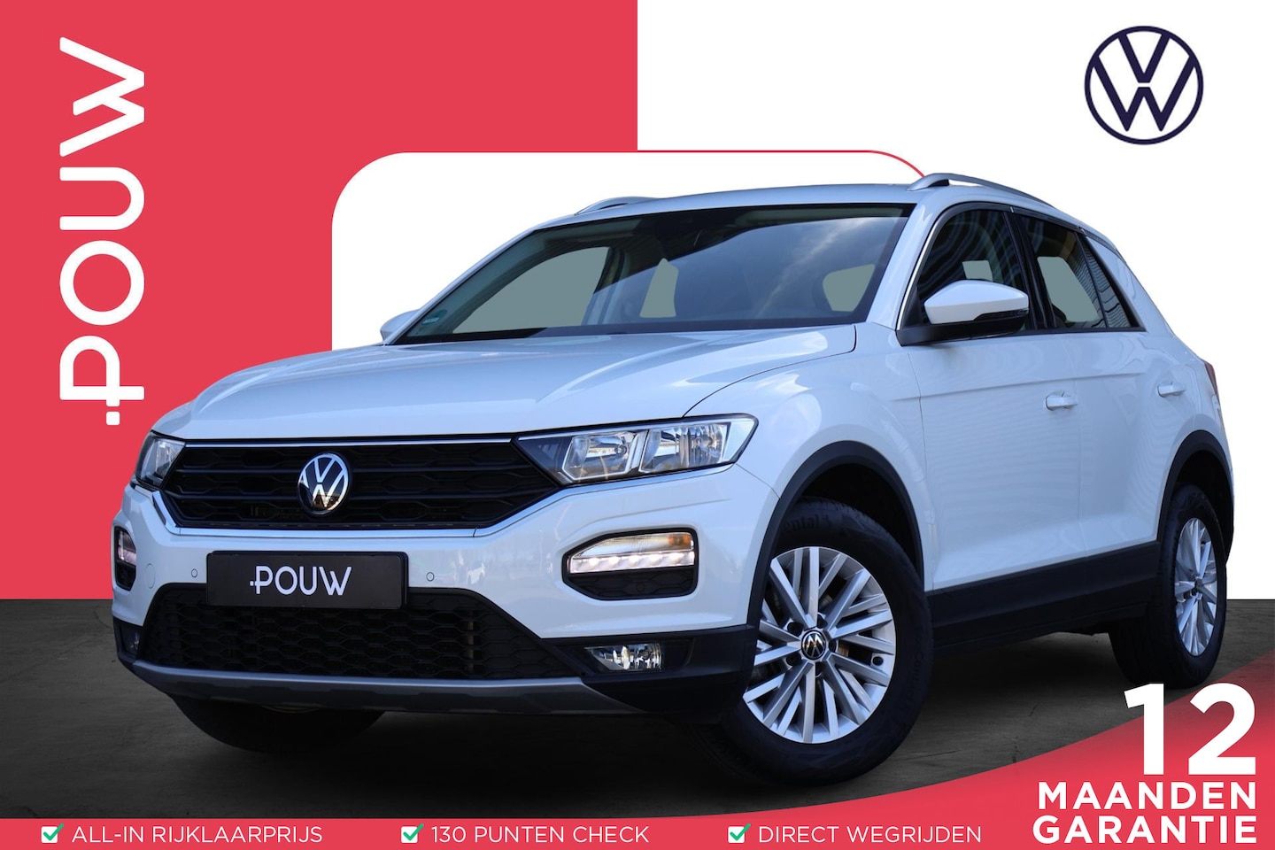 Volkswagen T-Roc - 1.0 TSI 110pk Style Business | Apple CarPlay & Android Auto | Elek. Achterklep | Climatron - AutoWereld.nl