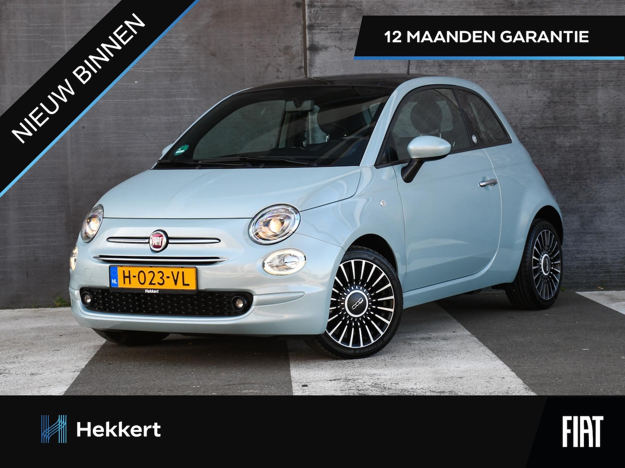 Fiat 500 - Launch Edition 1.0 Hybrid 69pk PANO-DAK | 16''LM | DAB | PDC ACHTER | NAVI | CRUISE.C | AI - AutoWereld.nl
