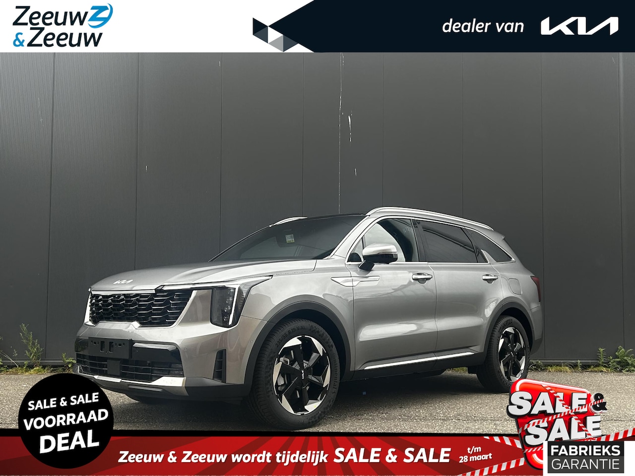 Kia Sorento - 1.6 T-GDI Plug-in Hybrid 4WD ExecutiveLine 7p. NU MET €3000,- inruilpremie | NIEUW TE BEST - AutoWereld.nl