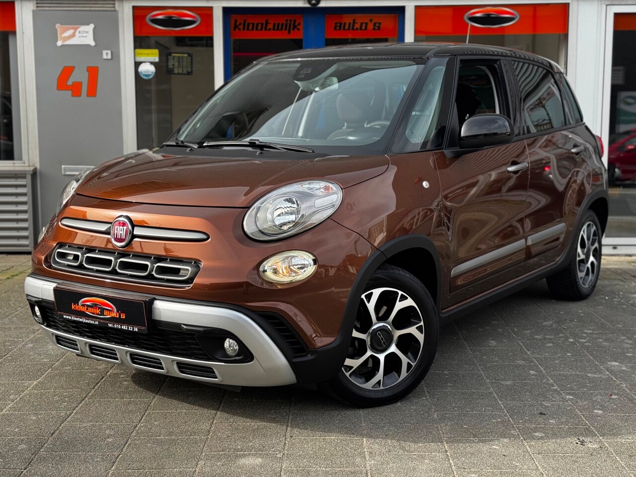 Fiat 500 L - 0.9 TwinAir Cross Navigatie Cruise CarPlay NL-Geleverd - AutoWereld.nl