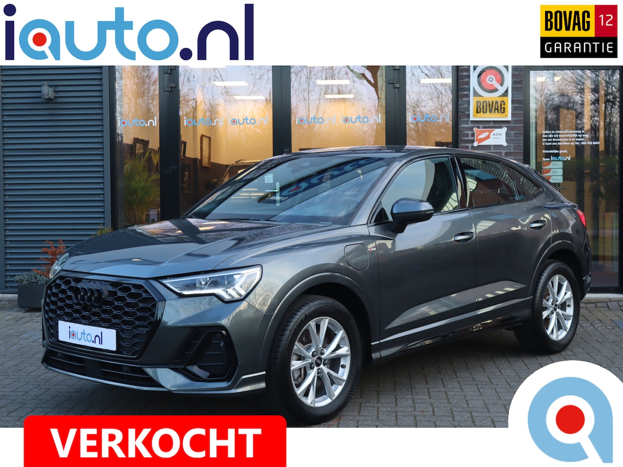 Audi Q3 Sportback - 45 TFSI e S-Line Black LED/Leder/Keyless/Camera/App-Connect/DAB - AutoWereld.nl