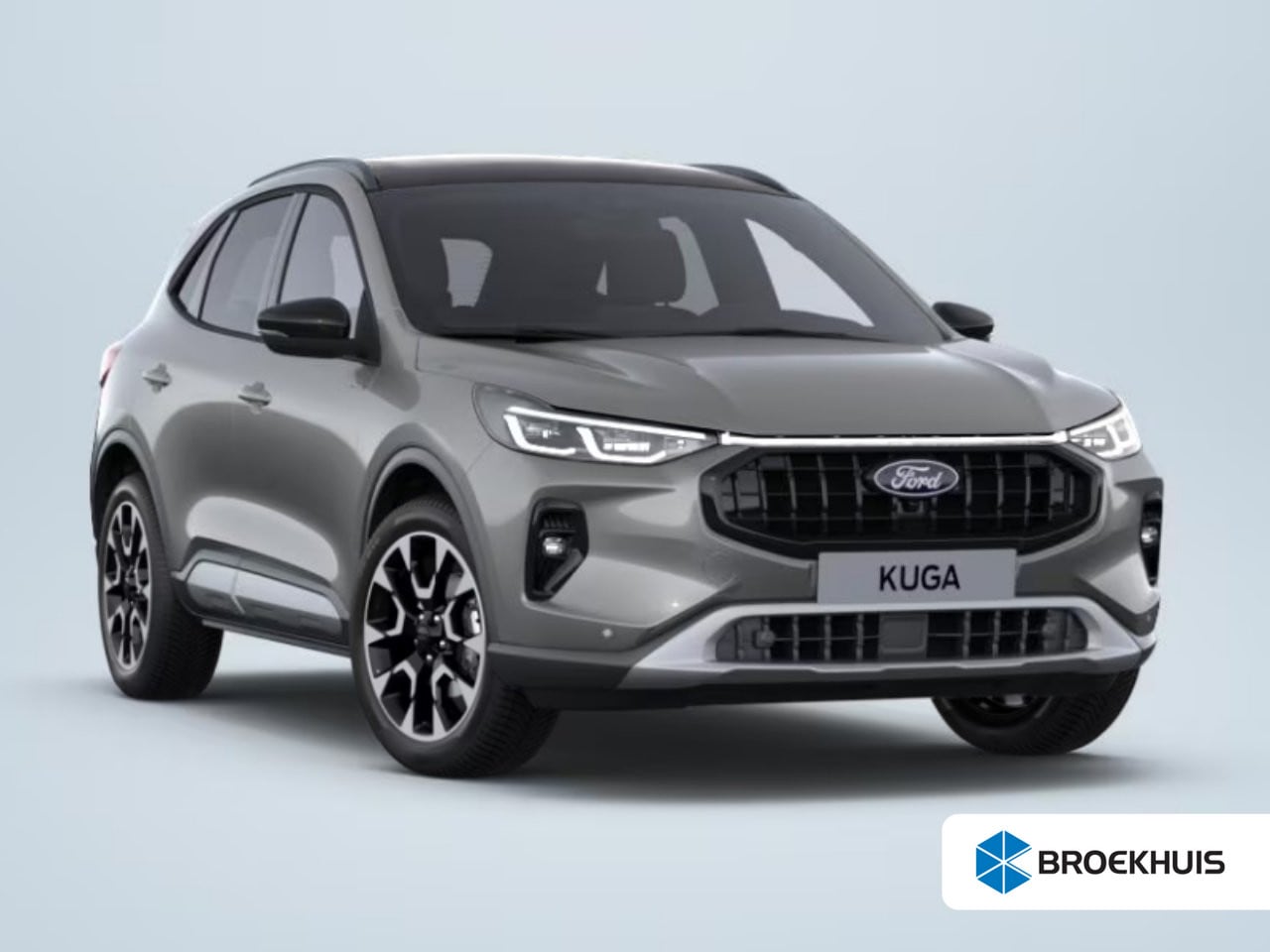 Ford Kuga - 2.5 PHEV Active X | Elektrisch glazen panorama-dak | Lichtmetalen velgen multi-spaaks 19" - AutoWereld.nl