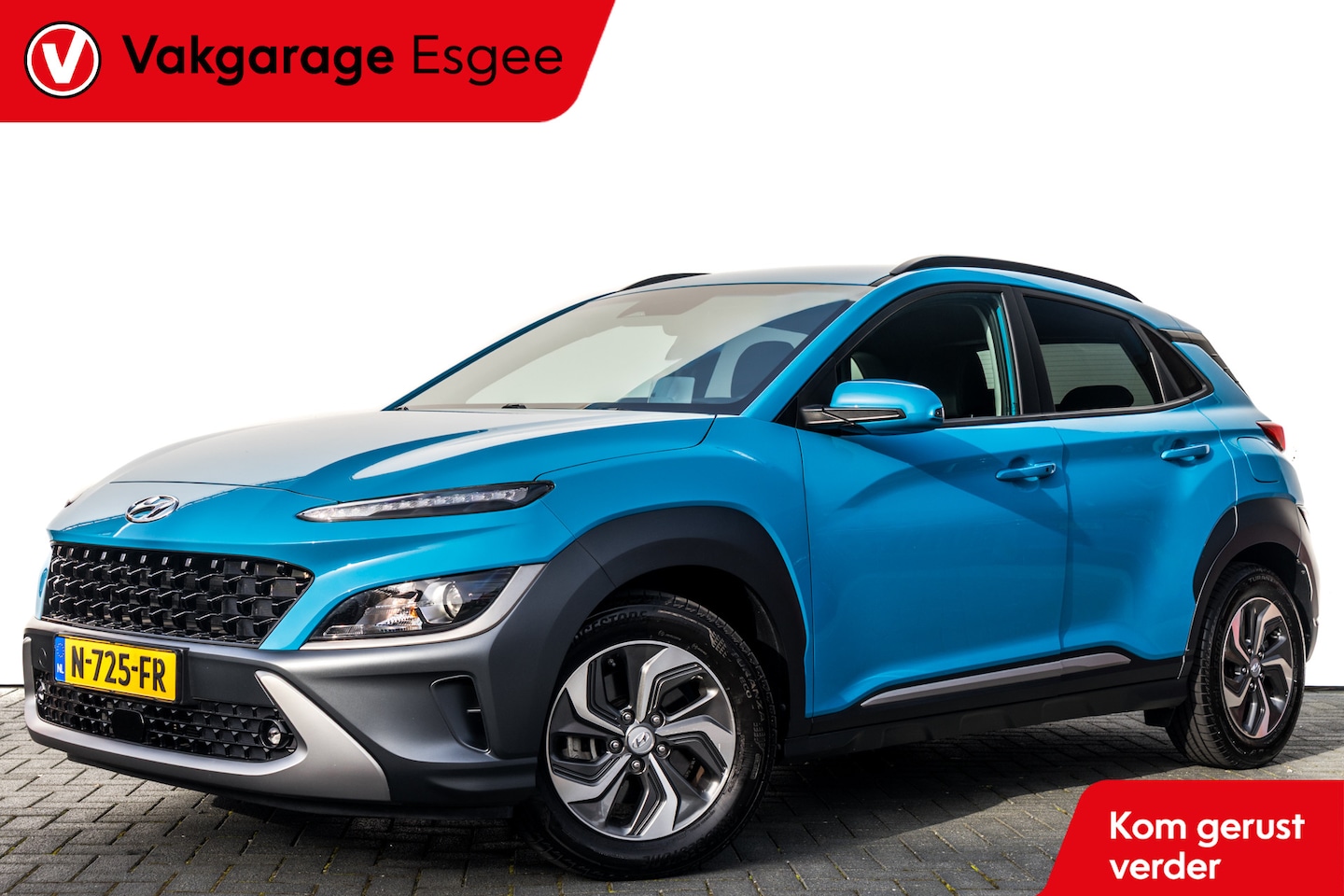 Hyundai Kona - 1.6 GDI Hybrid Fashion | Automaat | 27 DKM | Ned Auto| Fabrieks Gar | Trekhaak | | camera - AutoWereld.nl
