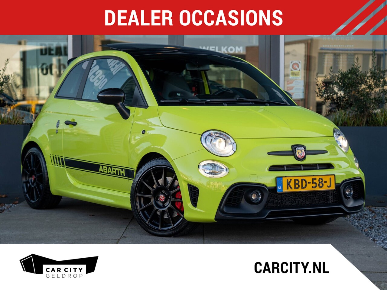 Abarth 595 - 1.4 T-Jet Competizione / Pano / Beats / Carbon / Carplay / DAB+ / Brembo - AutoWereld.nl