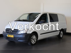 Mercedes-Benz Vito - 110 CDI Dubbele Cabine Lang - Airco - Navi - Camera - Trekhaak - € 8.900, - Marge