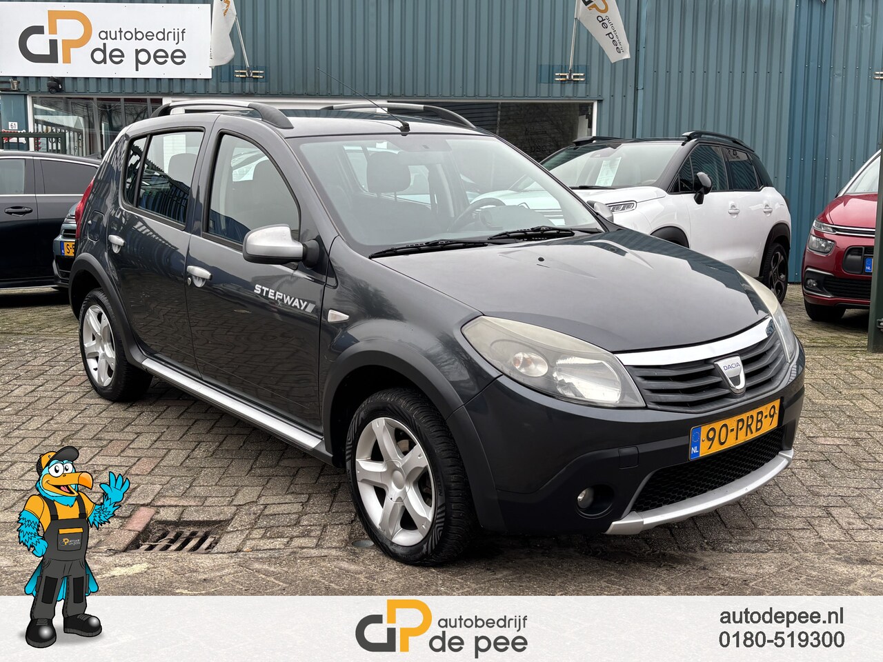 Dacia Sandero Stepway - 1.6 GARANTIE/AIRCO/EL.RAMEN/CV+AB/TREKHAAK rijklaarprijs! - AutoWereld.nl