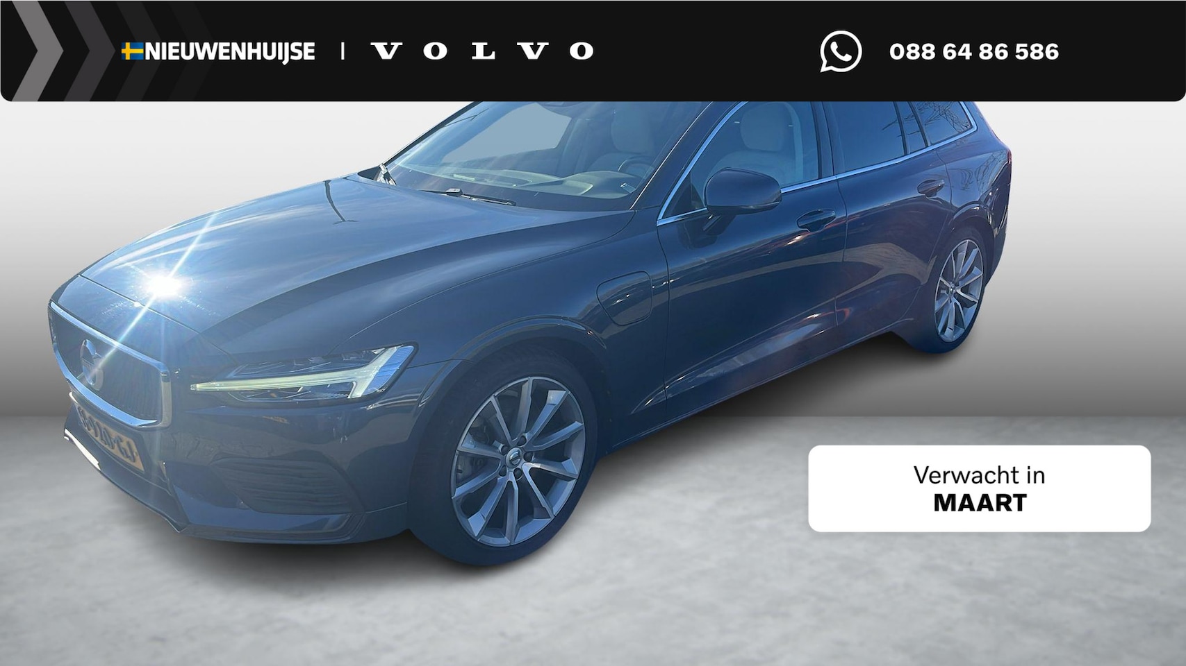 Volvo V60 - 2.0 T6 Twin Engine AWD Momentum Pro | Adaptieve Cruise Control | Leder | Stoel en Stuurver - AutoWereld.nl