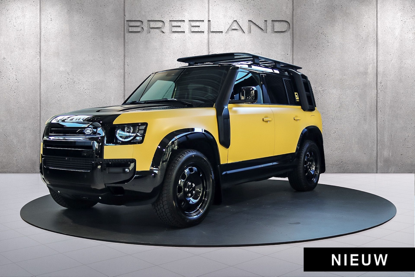 Land Rover Defender 110 - P300e Trophy Edition Deep Sandglow Yellow | FACELIFT | NIEUW! - AutoWereld.nl